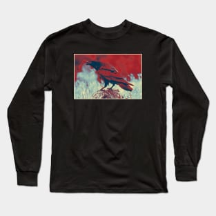 Raven Pop Art 3 Long Sleeve T-Shirt